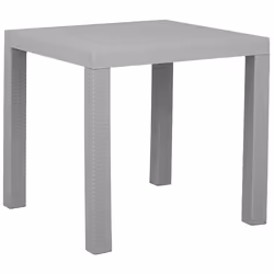 Garden Dining Set 4 Seater FOSSANO Light Grey