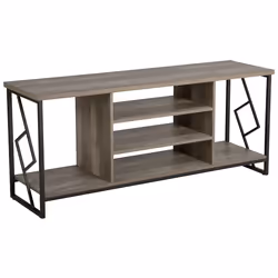 TV Stand FORRES Brown/ Black