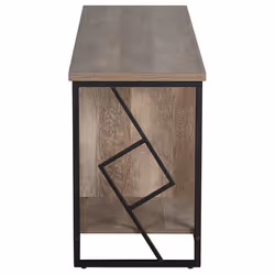 TV Stand FORRES Brown/ Black - Additional view 4