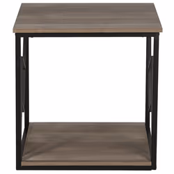 Side Table FORRES Brown/ Black - Additional view 4