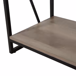 4 Tier Bookcase FORRES 143 cm Brown/ Black