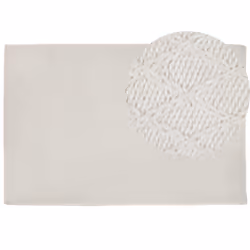 Area Rug 160 x 230 cm Off-White ERZIN