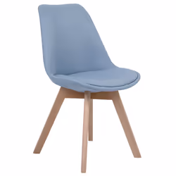 Set of 2 Dining Chairs DAKOTA II Light Blue
