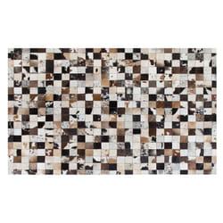 Leather Area Rug 160 x 230 cm Multicolour CERLI
