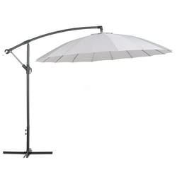 Cantilever Parasol 268 cm CALABRIA II Light Grey