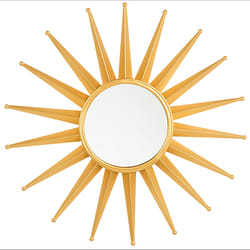 Wall Mirror PERELLI 60 cm 60 cm Metal Gold