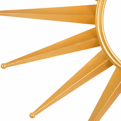 Wall Mirror PERELLI 60 cm 60 cm Metal Gold