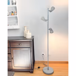 Floor Lamp MISTAGO Adjustable Concrete Grey