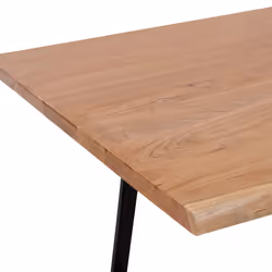 Dining Table JAIPUR Light Brown 200 cm 100 cm Acacia Wood