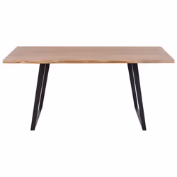 Dining Table JAIPUR Light Brown 180 cm 90 cm Acacia Wood