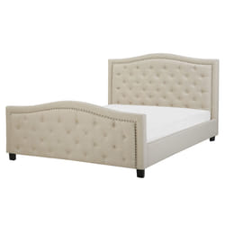 Bed Fabric AUREL 160 x 200 cm (EU King Size) Beige