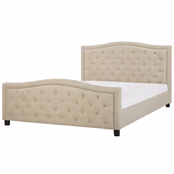 Bed Fabric AUREL 180 x 200 cm (EU Super King) Beige