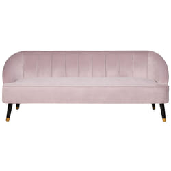 Sofa ALSVAG Velvet Pink 3 Seater