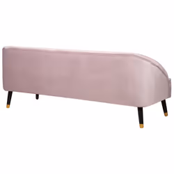 Sofa ALSVAG Velvet Pink 3 Seater - Additional view 4