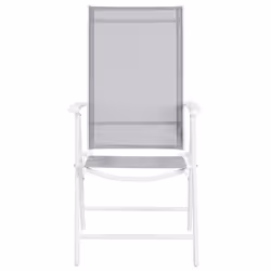 Garden Dining Set 6 Seater CATANIA Metal Grey