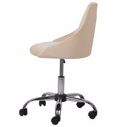 Desk Chair Swivel PARRISH Velvet Beige