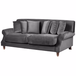 Sofa EIKE Velvet Grey 2 Seater