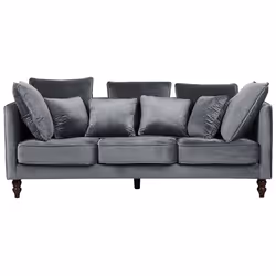 Sofa FENSTAD Velvet Grey 3 Seater