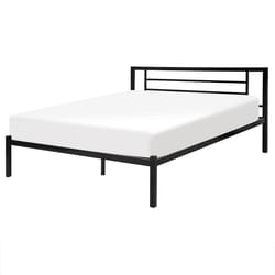 Bed Metal CUSSET 160 x 200 cm (EU King Size) Black