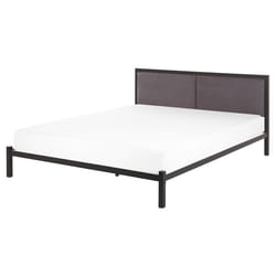 Bed Metal CLAMART 160 x 200 cm (EU King Size) Grey