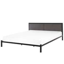 Bed Metal CLAMART 180 x 200 cm (EU Super King) Grey