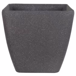 Plant Pot ZELI Stone 49 cm Dark Grey