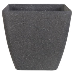 Plant Pot ZELI Stone 42 cm Dark Grey