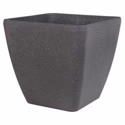 Plant Pot ZELI Stone 42 cm Dark Grey