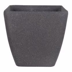 Plant Pot ZELI Stone 34 cm Dark Grey