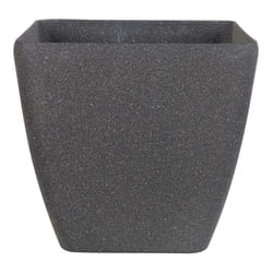 Plant Pot ZELI Stone 34 cm Dark Grey
