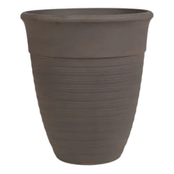 Plant Pot KATALIMA Stone 43 cm Brown