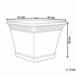 Plant Pot PSATHA Stone 41 cm Peach Pink
