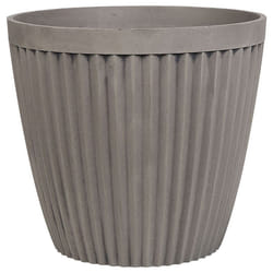 Plant Pot POKA Stone 44 cm Taupe