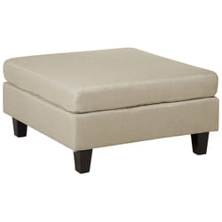 Ottoman FEVIK Fabric Beige