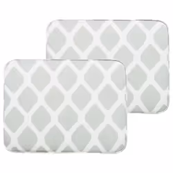 Set of 2 Garden Chair Cushions FIJI 29 x 38 cm Mint Green