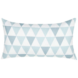 Patio Cushion TRIFOS Geometric Pattern 40 x 70 cm Blue