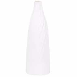 Decorative Vase FLORENTIA Ceramic 54 cm White