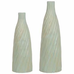 Decorative Vase FLORENTIA Ceramic 54 cm Light Green