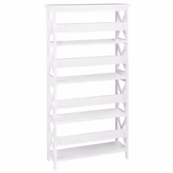 4 Tier Bookcase FOSTER 152 cm White