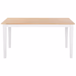 Dining Table GEORGIA White 150 cm 90 cm Wood