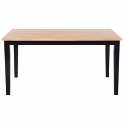 Dining Table GEORGIA Black 150 cm 90 cm Wood