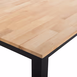 Dining Table GEORGIA Black 150 cm 90 cm Wood - Additional view 4