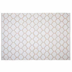 Reversible Area Rug 140 x 200 cm Beige AKSU