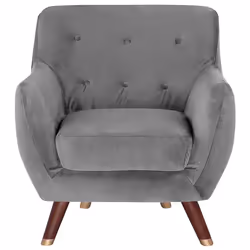 Armchair BODO Velvet Grey