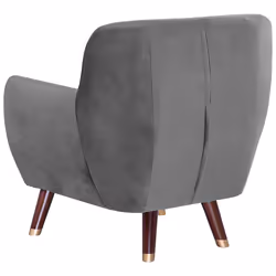 Armchair BODO Velvet Grey - Additional view 5