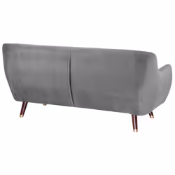 Living Room Set BODO Velvet Grey 6 Seater - Additional view 5