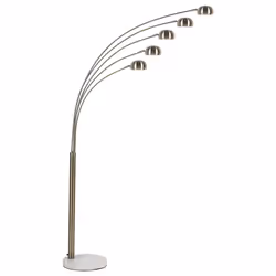 Floor Lamp FLINDERS Adjustable Metal Gold