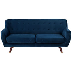 Sofa BODO Velvet Navy Blue 3 Seater