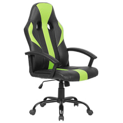 Office Chair Swivel SUCCESS Faux Leather Lime Green