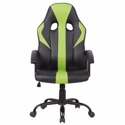 Office Chair Swivel SUCCESS Faux Leather Lime Green